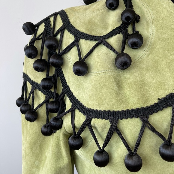 Jean-Claude Jitrois Suede Bolero Jacket - Picture 4 of 13